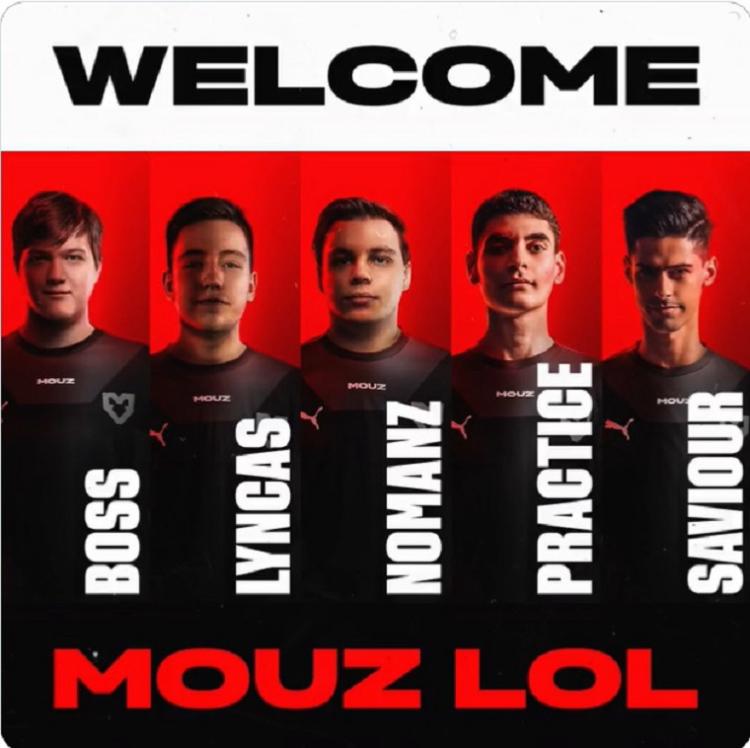 Lista de MOUZ anunciada para Prime League Season 2022 Spring