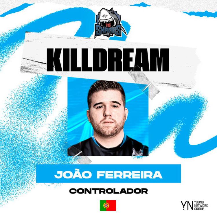 KILLDREAM se juntou a Sharks Esports