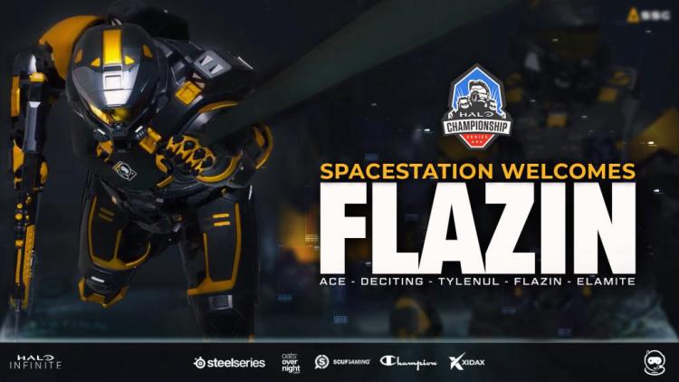 Flazin tornou-se o quarto jogador Spacestation Gaming