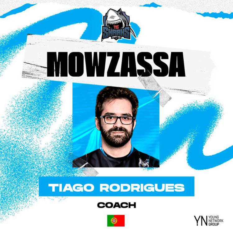 mowzassa - novo treinador Sharks Esports