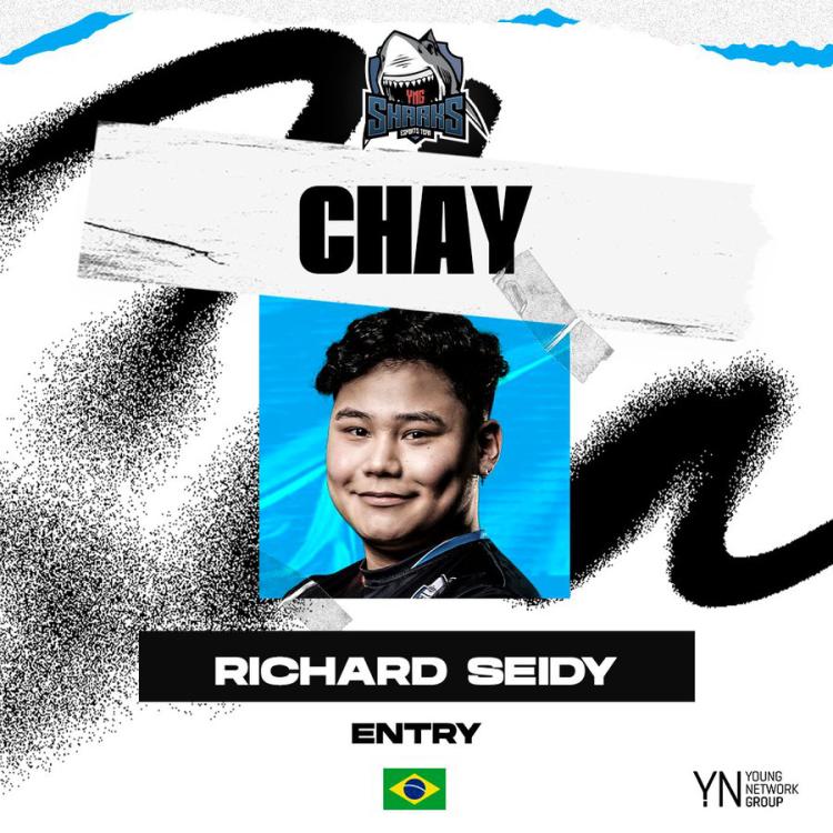 chay juntou-se a Sharks Esports