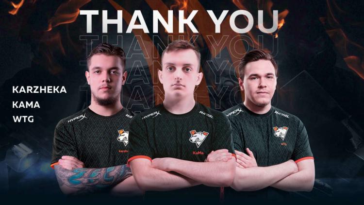 karzheka, wTg e KaMA deixaram a escalação de Virtus.pro para Rainbow Six