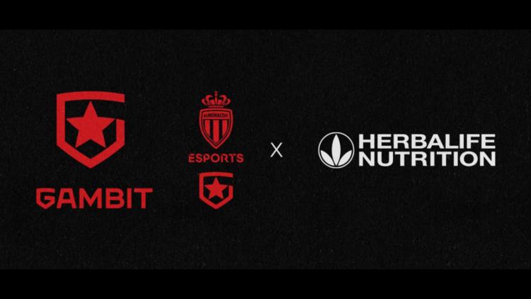 Gambit Esports parceiros com Herbalife Nutrition