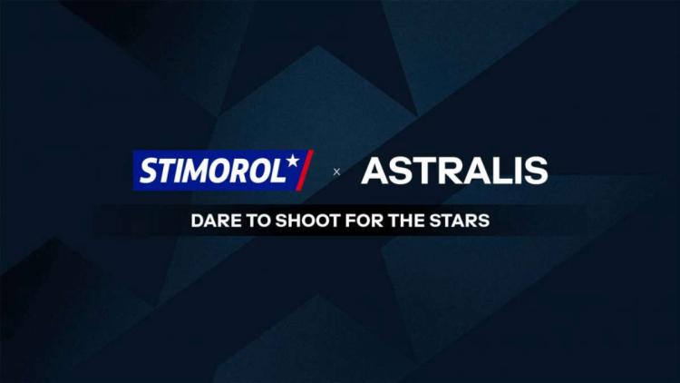 Astralis parceiros com marca Stimorol