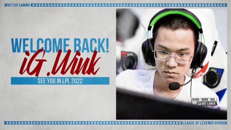 Invictus Gaming assinou um novo contrato com Wink