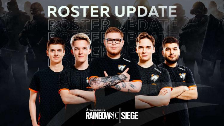 Virtus.pro revelou a lista atualizada de Rainbow Six