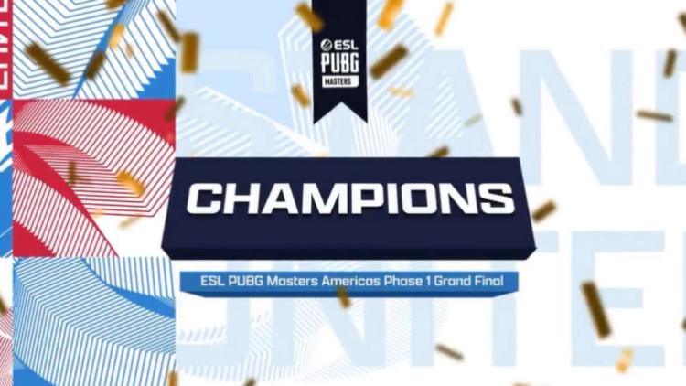 eUnited tornou-se o vencedor ESL PUBG Masters: Americas Phase 1