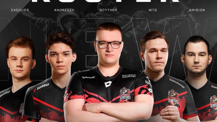 Team Empire aprovou a nova formação para Rainbow Six