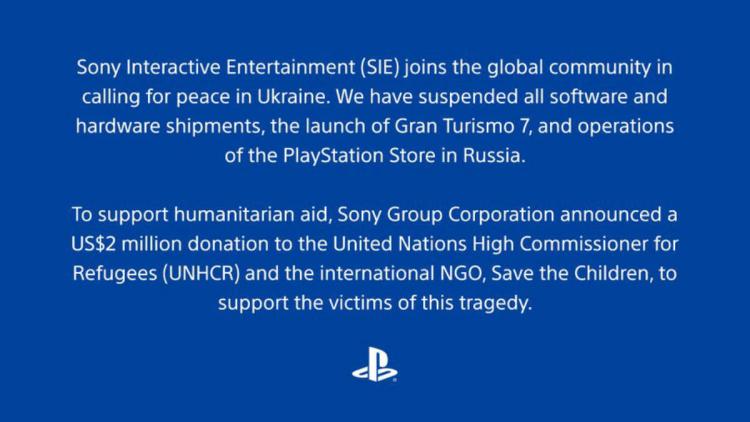 Sony suspende entregas e operação de PlayStation Store na Rússia