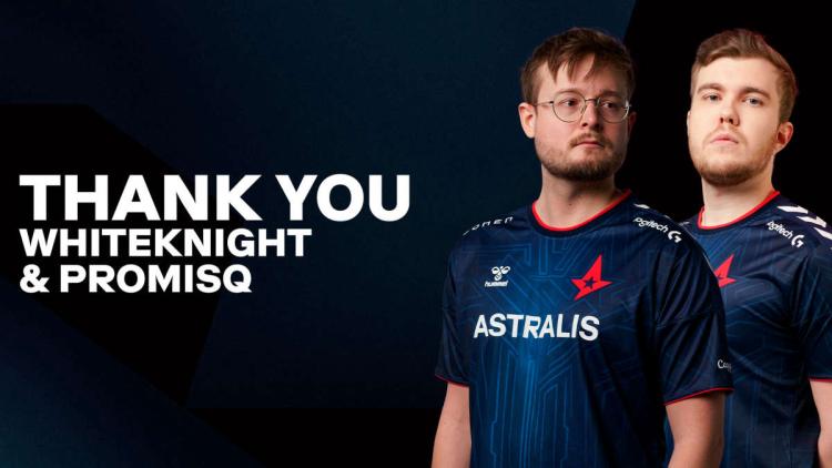 WhiteKnight e promisq deixaram a lista de Astralis para League of Legends