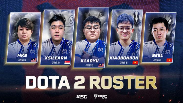 RSG revelou uma nova lista de Dota 2