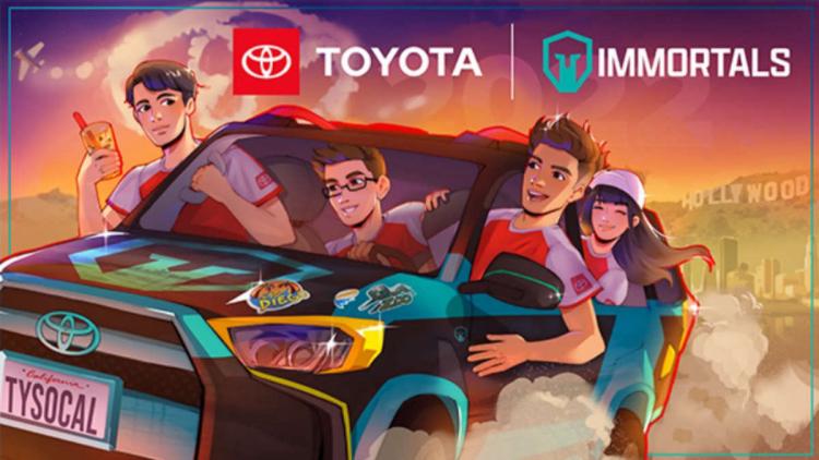 Immortals parceria ampliada com a Association of Dealers Toyota