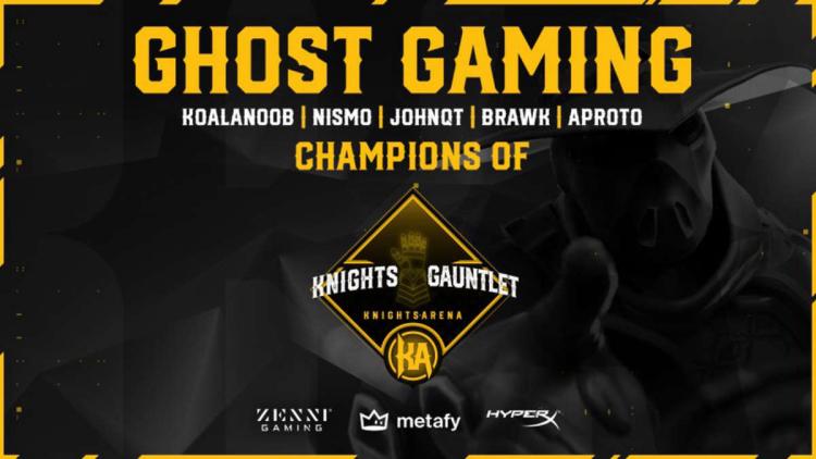 Ghost Gaming tornou-se o vencedor de Knights Arena Monthly Gauntlet 2022: March