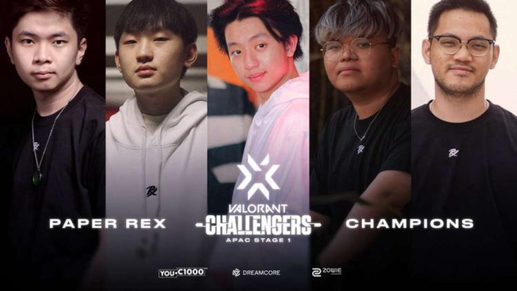 Paper Rex ganhou VALORANT Champions Tour 2022: APAC Stage 1 Challengers