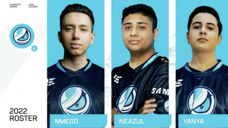 Luminosity Gaming assinou uma nova lista para Apex Legends