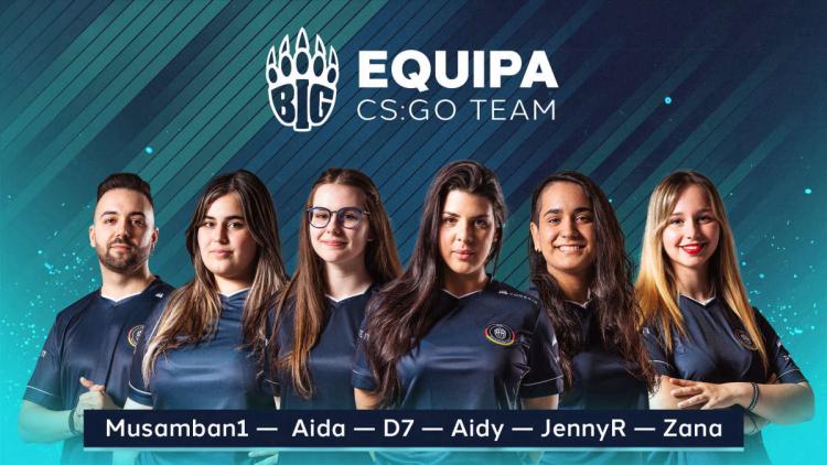 BIG assinou a lista feminina de CS:GO