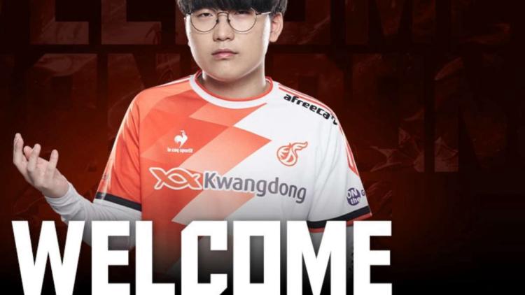 Courage juntou-se a KWANGDONG Freecs Challengers