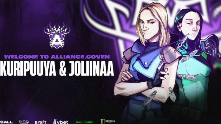 Alliance completou a equipe feminina de acordo com VALORANT