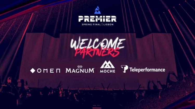 Magnum, OMEN, Teleperformance e MOCHE tornaram-se parceiros BLAST Premier Spring Finals 2022