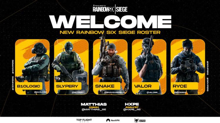 Vipers assinou a lista de Rainbow Six