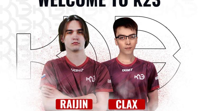 Oficialmente: Raijin e clax ingressaram no K23