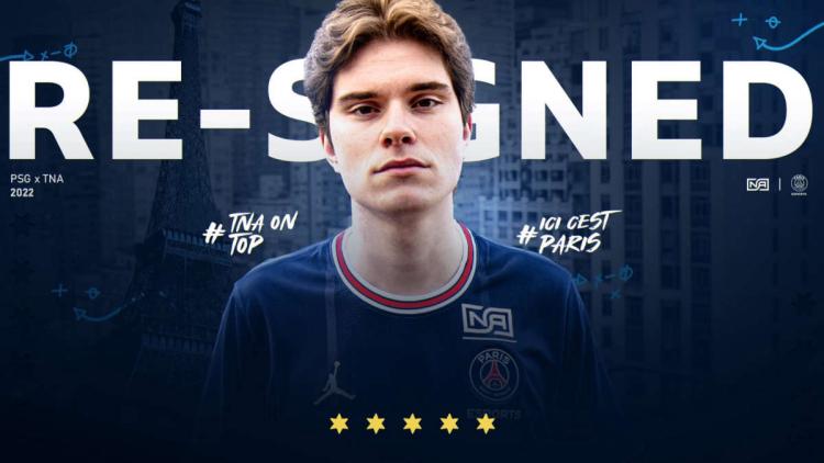 PSG TNA estendeu seu contrato com OliverOG