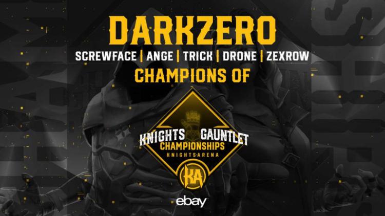 DarkZero Esports tornou-se o vencedor de Knights Gauntlet 2022: Championship