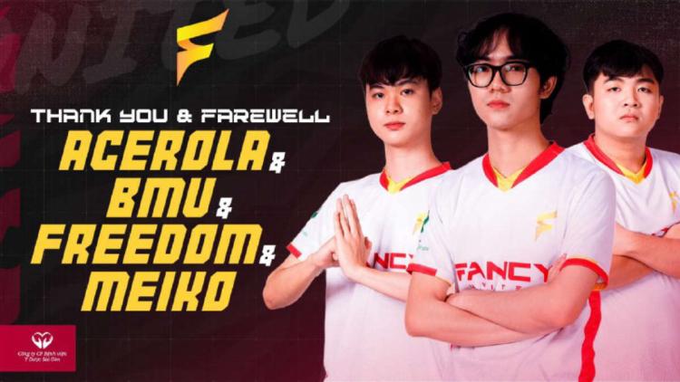 Acerola e BMV saíram de Fancy United Esports