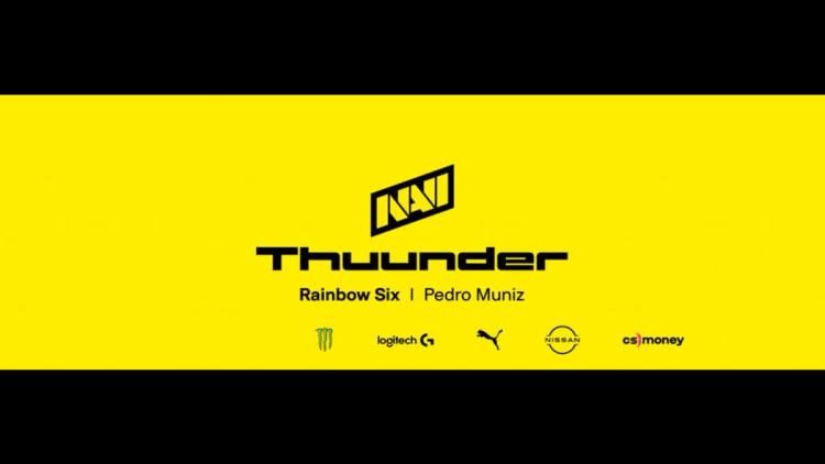 Thuunder deixou o time titular NAVI para Rainbow Six