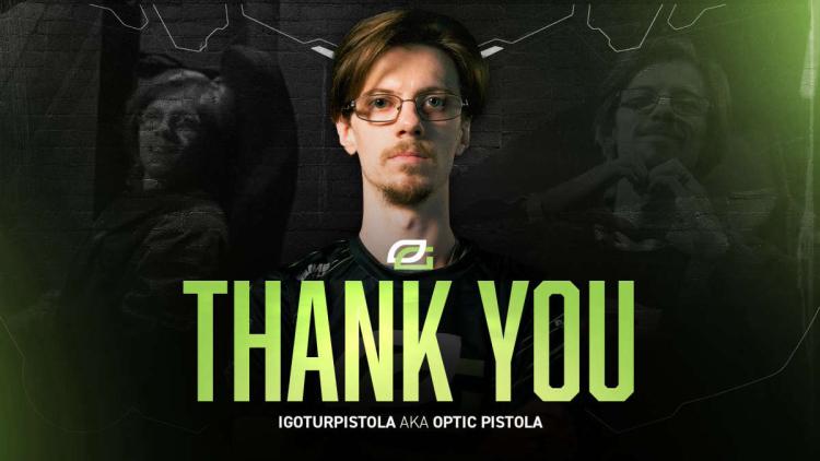 iGotUrPistola foi liberado de seu contrato com OpTic Gaming