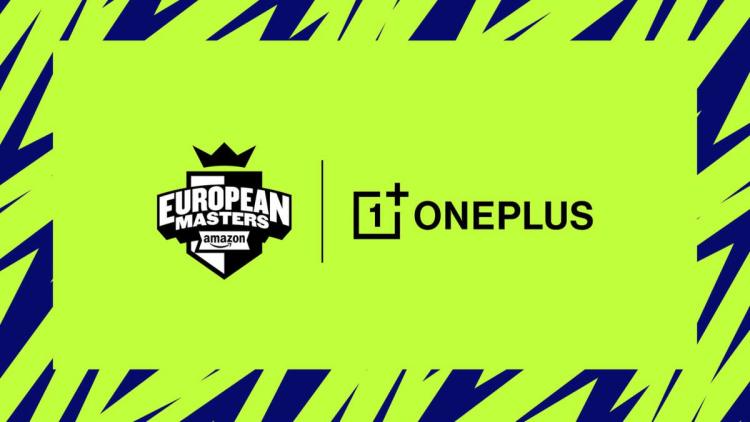 OnePlus — parceiro de apresentação European Masters Summer 2022