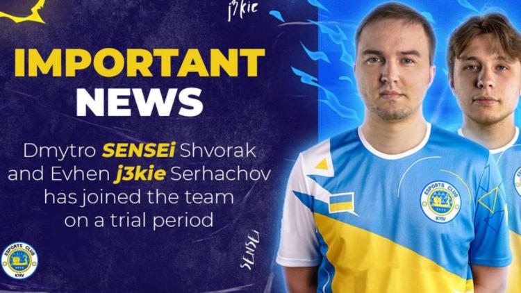 SENSEi e j3 kie se tornam jogadores EC Kyiv