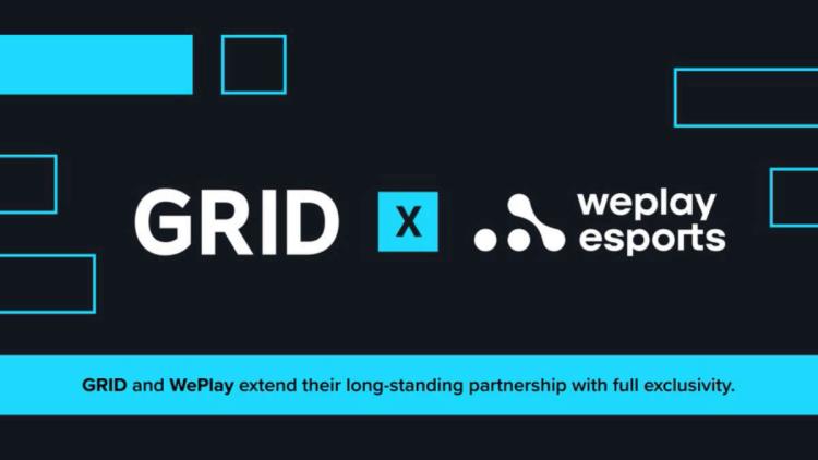 GRID renova parceria com WePlay Esports