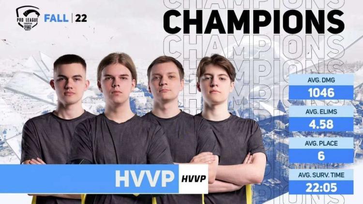 Ex-esquadrão NAVI venceu PUBG Mobile Pro League - European Championship Fall 2022