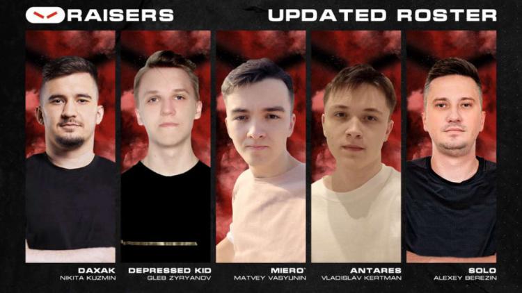 HellRaisers introduziu uma nova lista de Dota 2 com Daxak como carregador