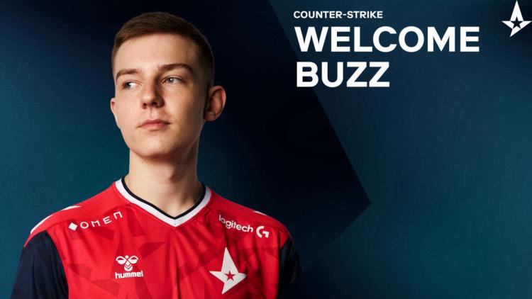 Buzz juntou-se oficialmente ao Astralis