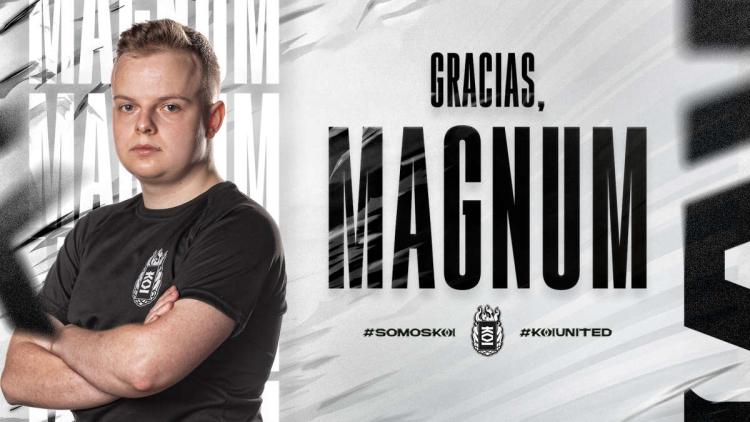 Magnum saiu KOI como agente livre