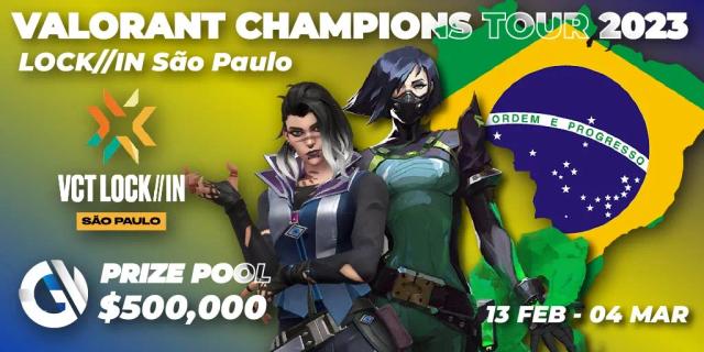 Prévia VALORANT Champions Tour 2023: LOCK // IN S ã o Paulo