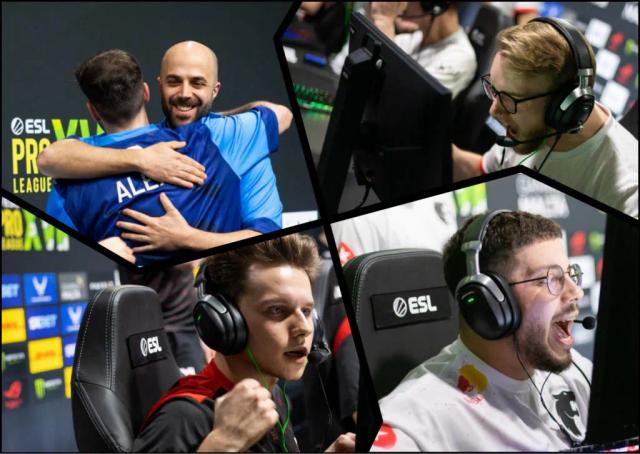 Principais conclusões para os participantes do Grupo B em ESL Pro League Season 17