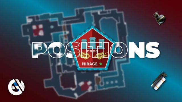 Todas as posições no mapa Mirage em CS:GO