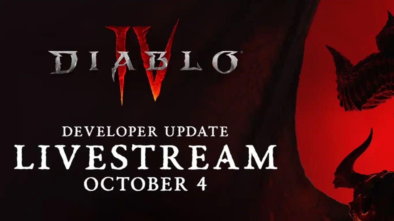 Atualização dos desenvolvedores de Diablo IV - outubro de 2023