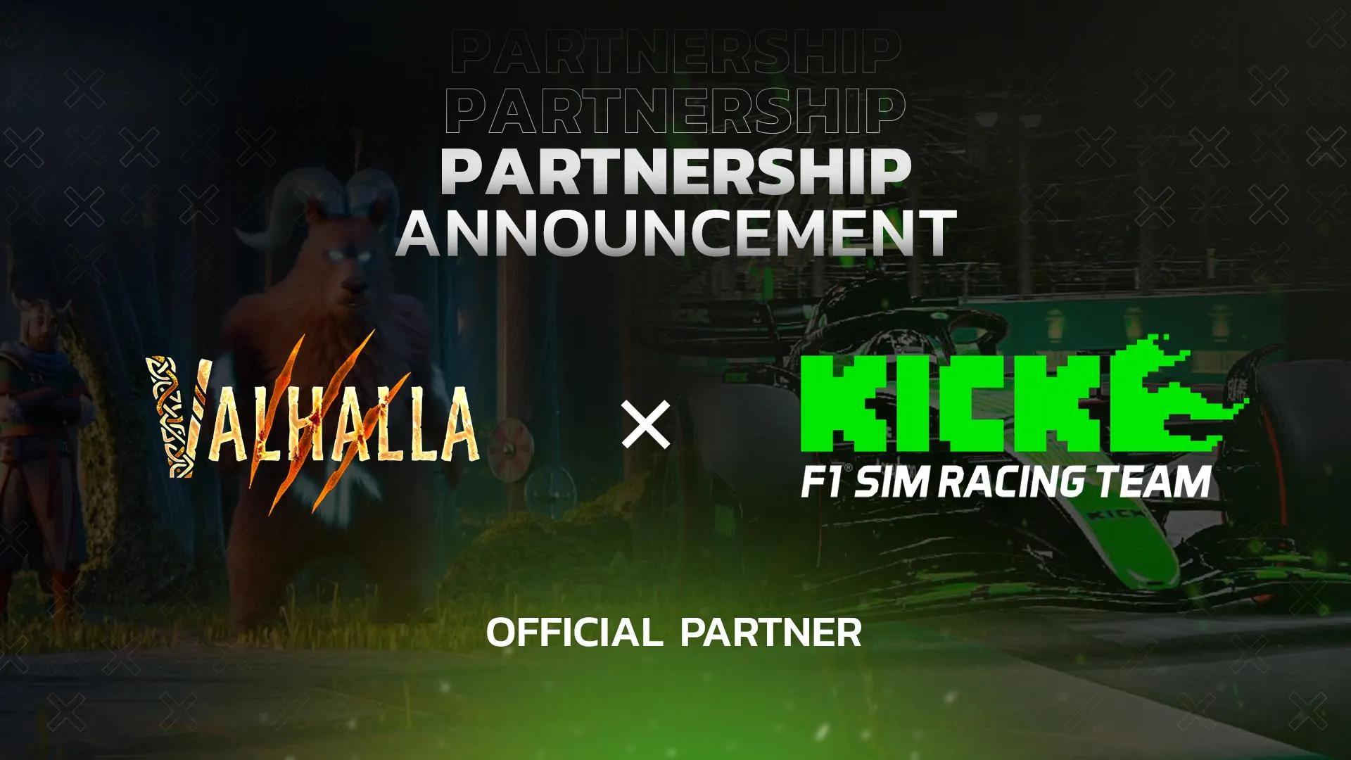 Floki's Valhalla faz parceria com a Kick F1 Sim Racing Team