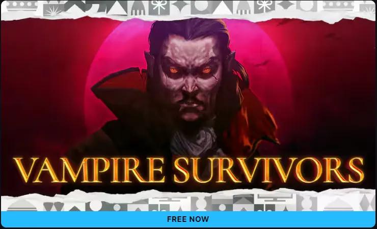 Ganhe Vampire Survivors de graça nos brindes da Epic Games!