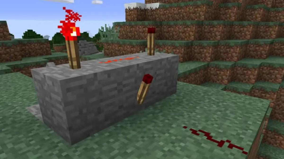 Jogador adiciona Redstone funcional ao emulador de Minecraft em execução no jogo