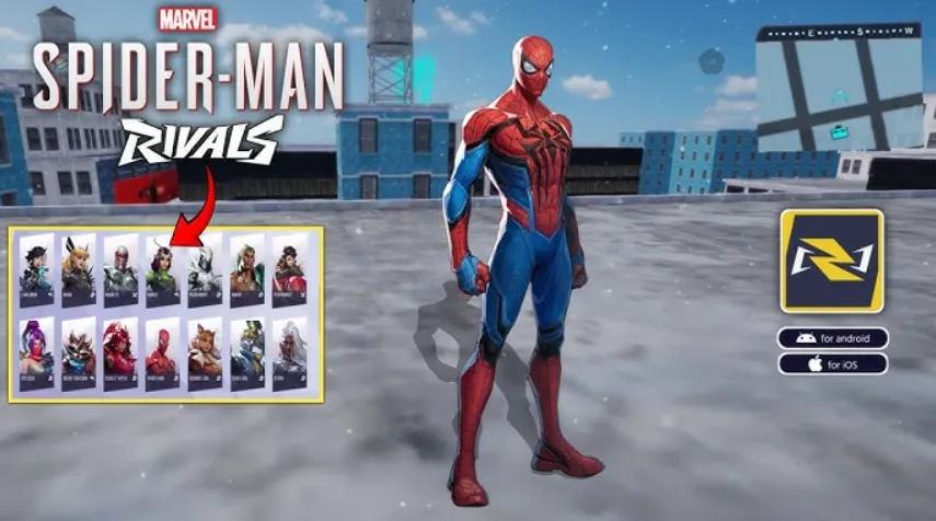  Marvel Rivals recebe um Crossover do Homem-Aranha com a skin Advanced Suit 2.0