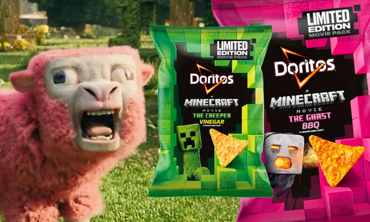 Doritos x Minecraft: Colaboração para promoção do filme Minecraft