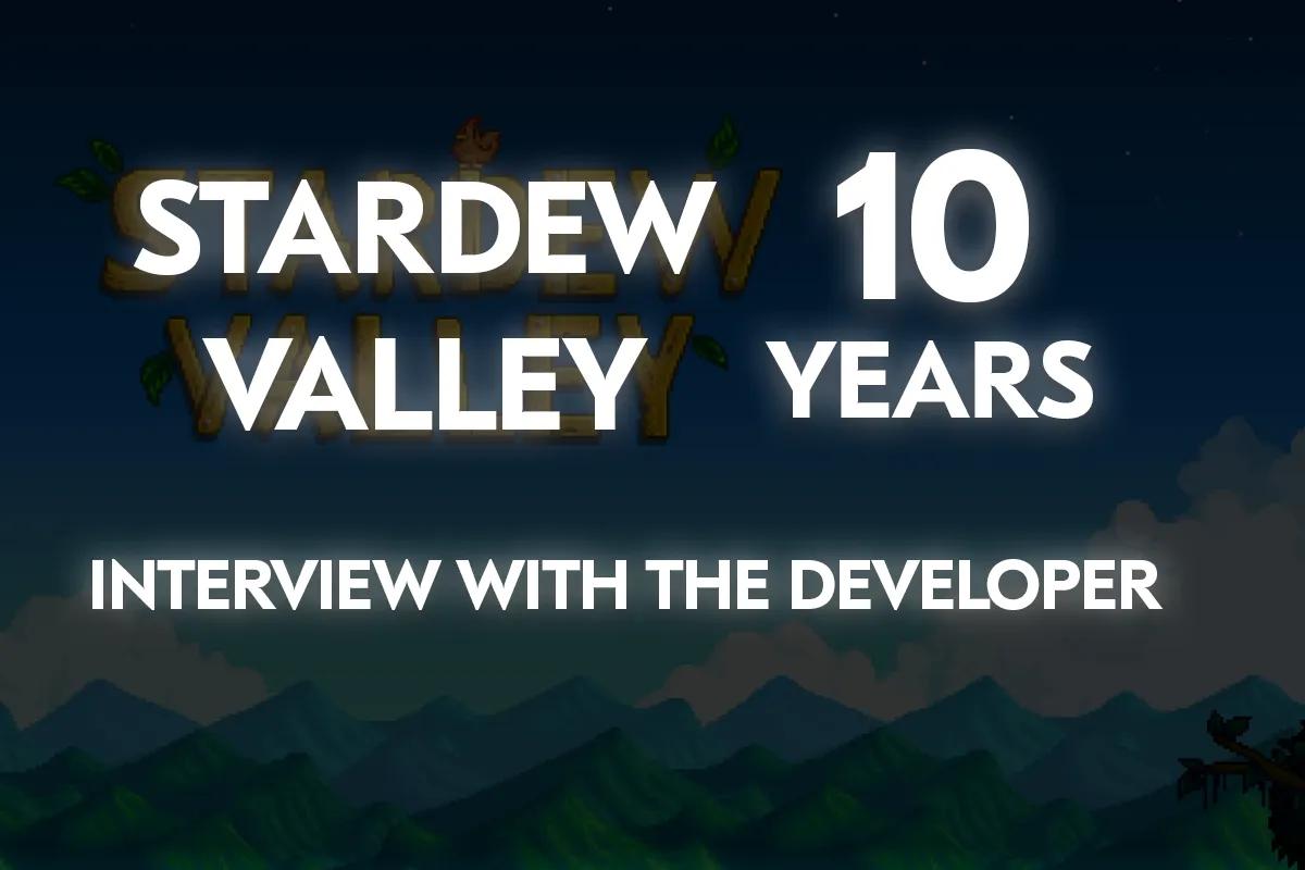 Stardew Valley tem 10 anos: entrevista com o desenvolvedor sobre relaxamento, natureza e uma base de fãs devotados