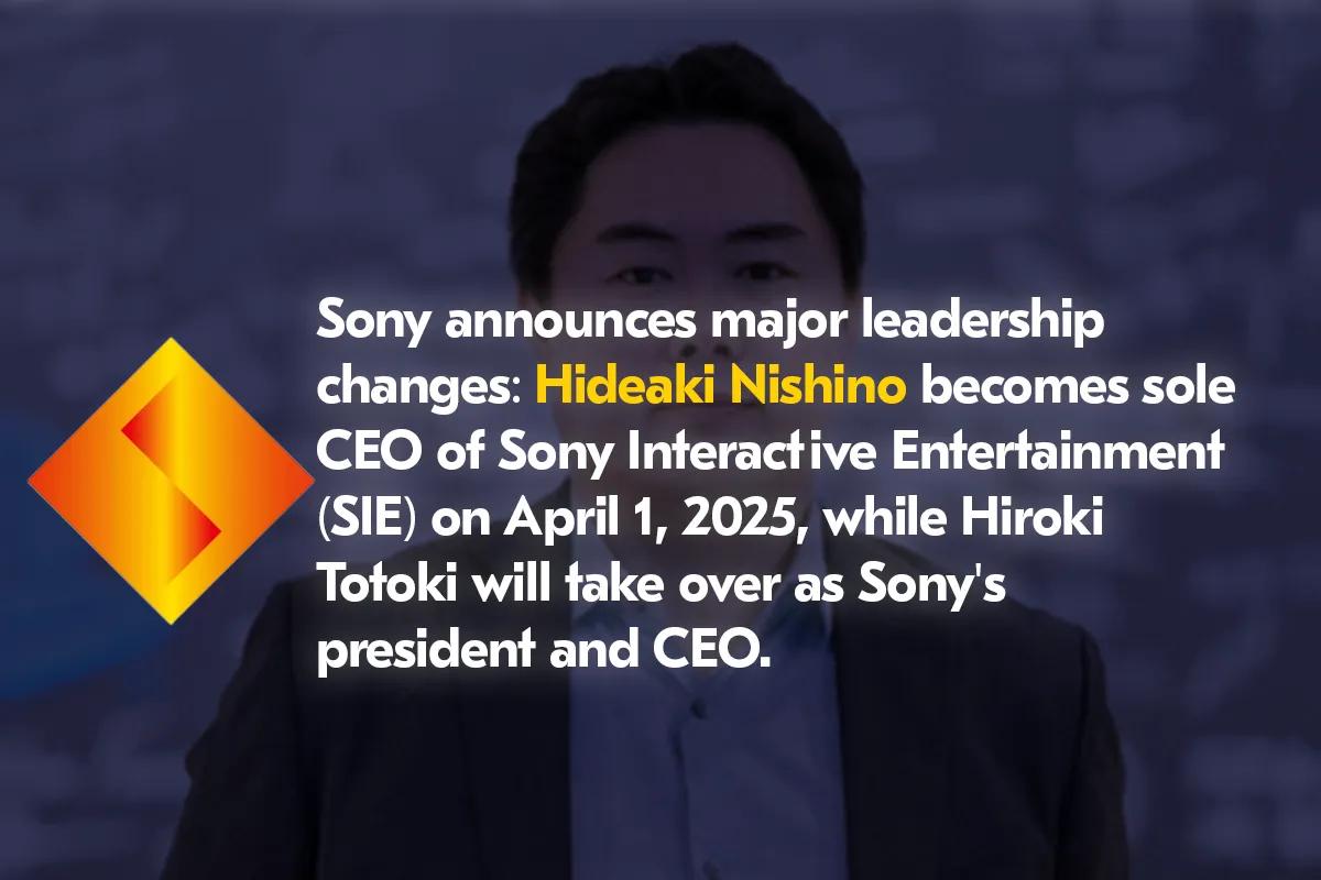 Hideaki Nishino será o único diretor executivo da Sony Interactive Entertainment