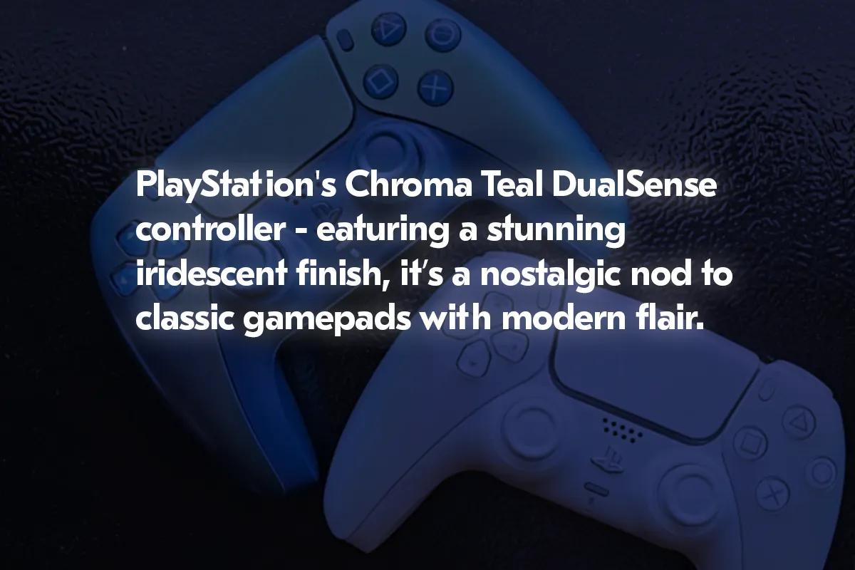 DualSense Chroma Teal da PlayStation: Um aceno nostálgico com um toque moderno