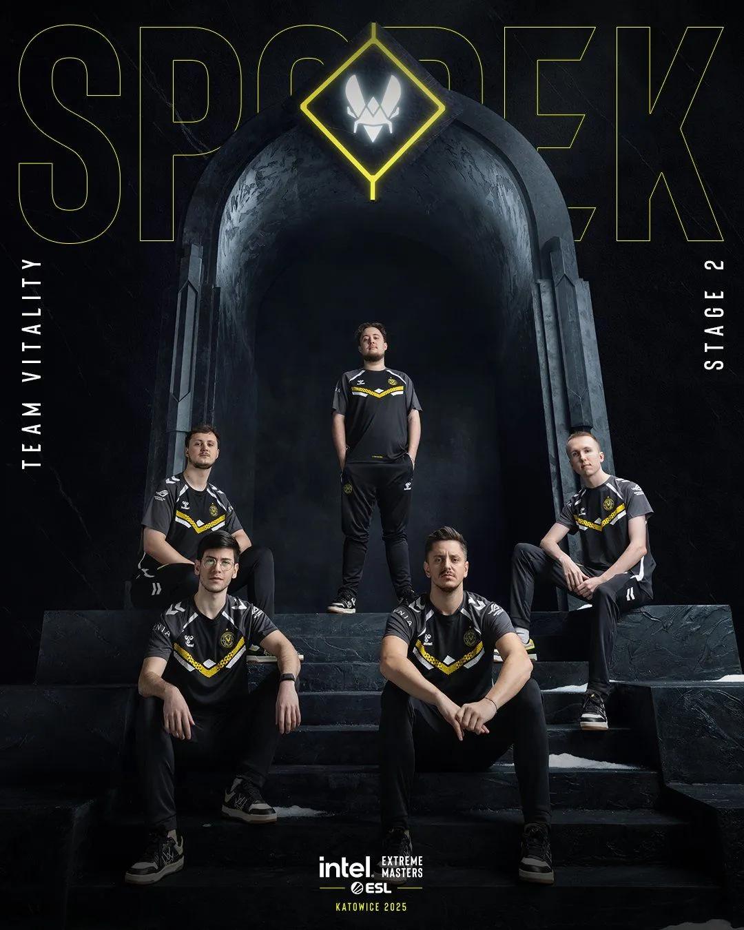 A Team Vitality avança para os Playoffs do IEM Katowice 2025 depois de derrotar a FaZe Clan